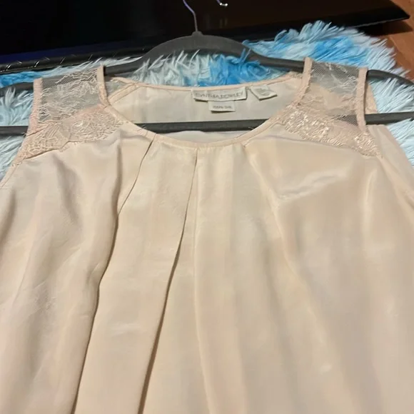 Cynthia rowley 100% silk medium - Picture 2 of 5